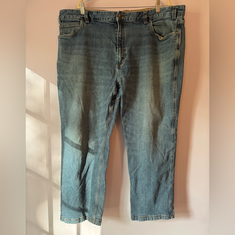 Duluth Trading Co Relaxed Fit Flex Ball Room Jeans 46x30